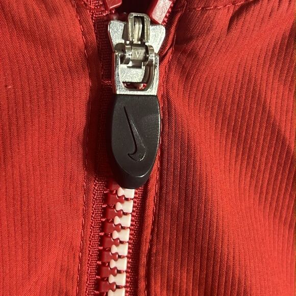 🔥🏈 Vintage OKLAHOMA SOONERS Nike Clima-Fit Quarter Zip Pullover Jacket Sz Lg - Picture 7 of 16